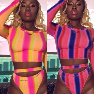 Women’s 2 pc. Long sleeve swimsuit